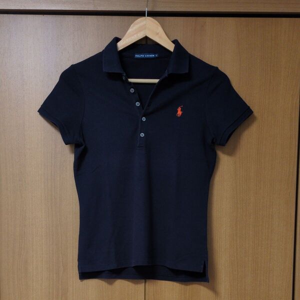 RALPH LAUREN ポロシャツ ネイビー 5つボタン