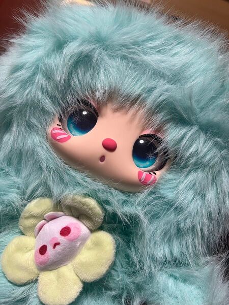 リラ リーラ Liila 600% 2V Tea Time With My Glrl ぬいぐるみ ミントカラー 垂れ耳 うさぎ