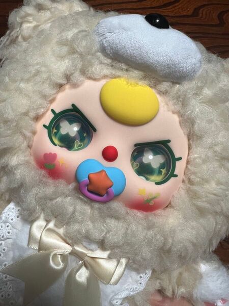 公式 Baby Three ベビースリー 400% 4代目 オフホワイト シロクマ バブちゃん ぬいぐるみ