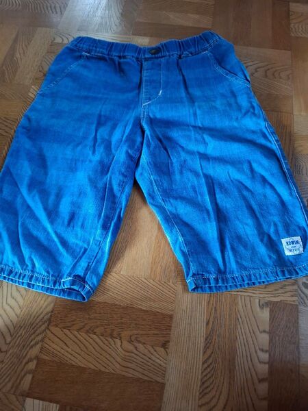 EDWIN KIDS デニムハーフパンツ ブルー 150㎝