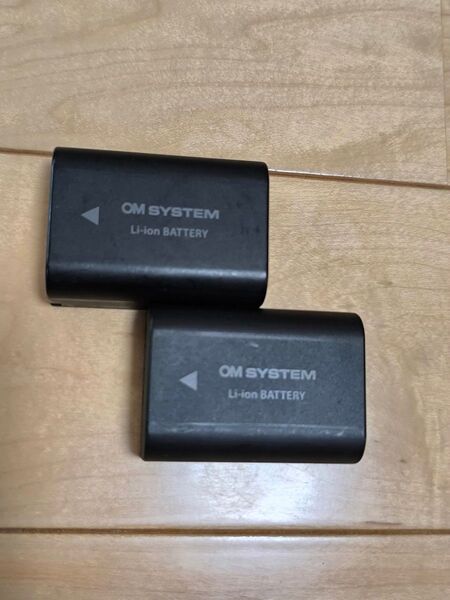 OM SYSTEM リチウムイオン充電池 BLX-1 2個セット 2つまとめ