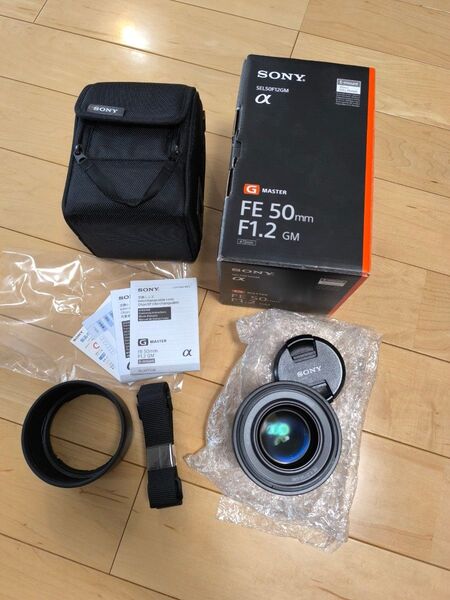 極美品 ソニー Sony FE 50mm F1.2 GM SEL50F12GM フィルター付き メーカー保証付き