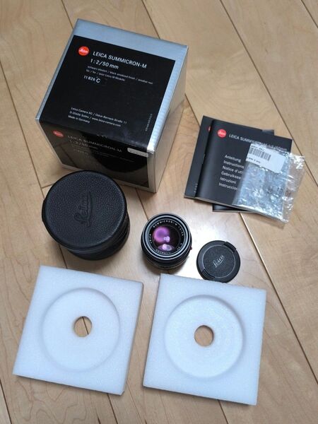 美品 Leica Summicron-M 50mm F2 E39 6Bit 現行 ライカ ズミクロン 11826C フィルター付