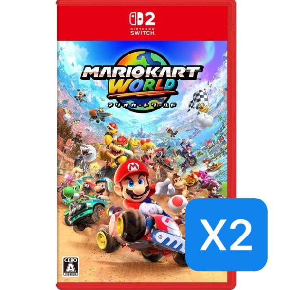 Nintendo Switch2 マリオカートワールド【新品未開封】 2本セット