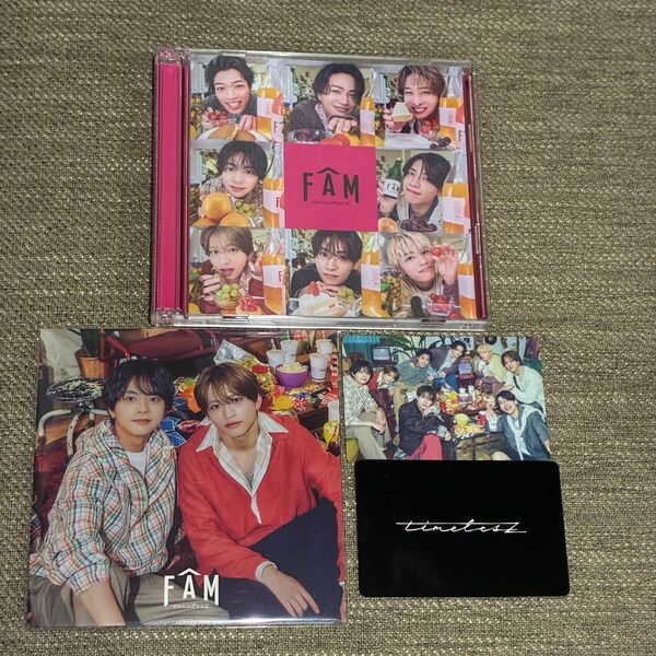timelesz 通常盤 FAM トレカ プレイリストカード 特典