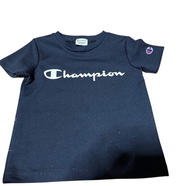 チャンピオンブランド Tシャツ ブラック キッズ ベビー服 子供服 ポロシャツ 半袖Tシャツ 未使用に近く美品です。早い者勝ちです