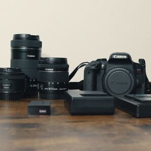 Canon eos kiss x9i レンズ3本