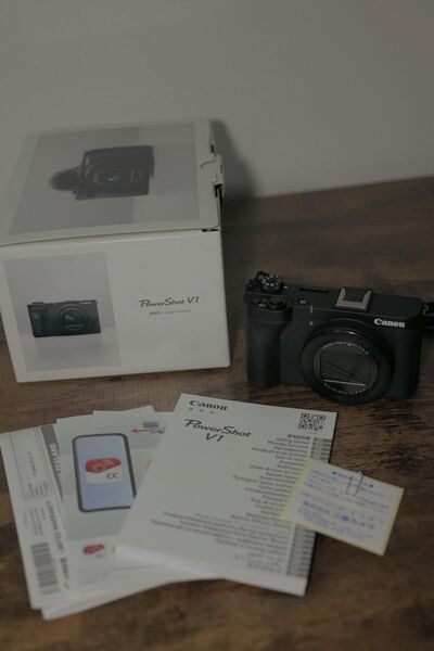 Canon PowerShot V1 中古 1年保証あり バッテリー未使用