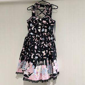 Angelic Pretty ドリーミィドールハウス 甘ロリ 黒 懐古ロリィタ