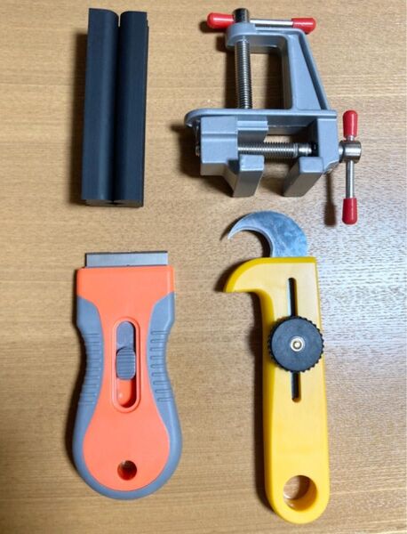 ゴルフ グリップ交換 簡易ツール4点セット