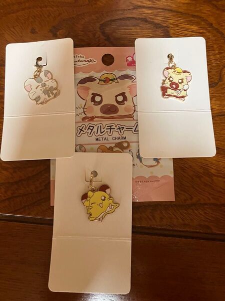 とっとこハム太郎 キーホルダー ダイソーセリア限定品 チャーム こうしくん たいしょうくん ちびまるちゃん セット特価