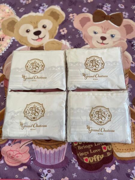 ファンタジースプリングスホテルグランドシャトー非売品エコバッグ4個セット未使用品