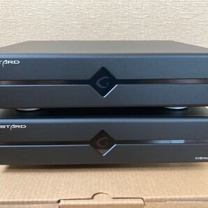 ★GUSTARD/N18pro+N18/オーディオネットワークスイッチ/光ファイバーケーブル10m付き/SFPモジュール2個付き