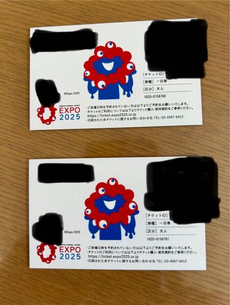 大阪・関西万博 入場券 2枚