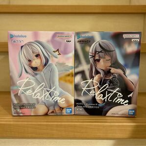 ②【新品未開封】ホロライブ 天音かなた 沙花叉クロヱ Relaxtime フィギュア 2種セット