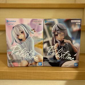 ①【新品未開封】ホロライブ 天音かなた 沙花叉クロヱ Relaxtime フィギュア 2種セット