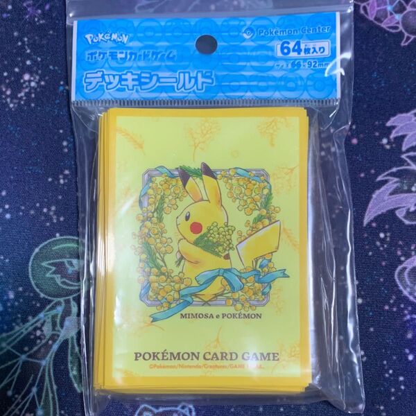 mimosa e Pokemon ミモザ ピカチュウ デッキシールド ポケカ ポケモンカードゲーム スリーブ