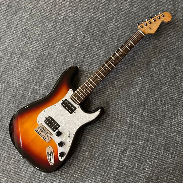 コンポーネントギター 2Humbucker ストラトキャスター モデル ノーブランドネック&ブラウンサンバーストボディ
