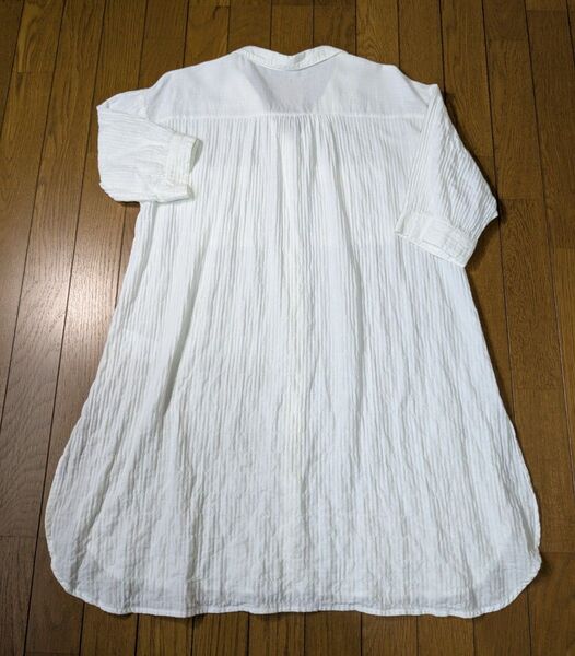 SM2 サマンサモスモス シャツワンピース ブラウス中古 美品!フリーサイズ ホワイト系
