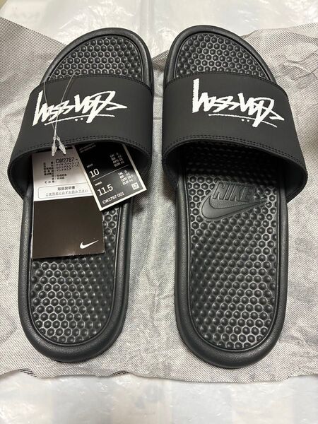 28cm stussy NIKE ステューシー ナイキ ベナッシ サンダル