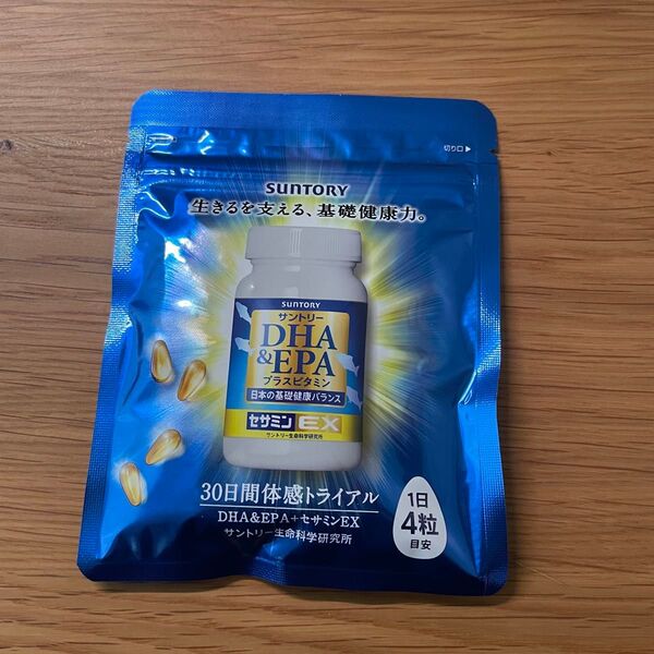 2027年3月 サントリー DHA&EPA+セサミンEX 120粒 栄養補助食品