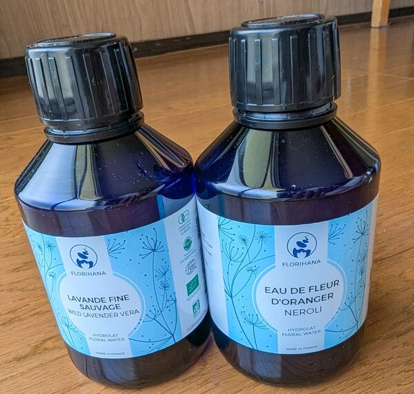 ★☆未使用訳あり! フロリハナ 有機フローラルウォーター ネロリ&ラベンダー 計400ml フランス製!☆★