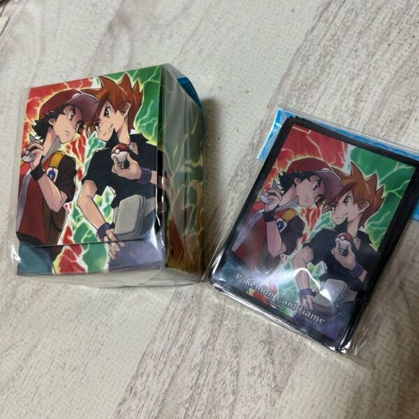 デッキケース デッキシールド レッド&グリーン ポケモンカードゲーム