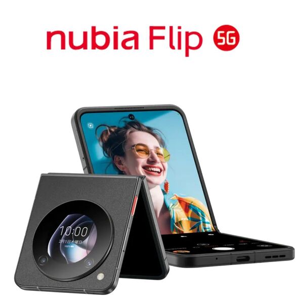 ◆新品◆ nubia Flip 5G 8GB+256GB 折りたたみスマホ ブラック