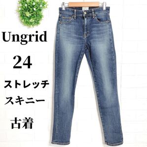 【6/30までの激推しクーポン対象価格】 古着アングリッド レディース デニムパンツ スキニー ストレッチ