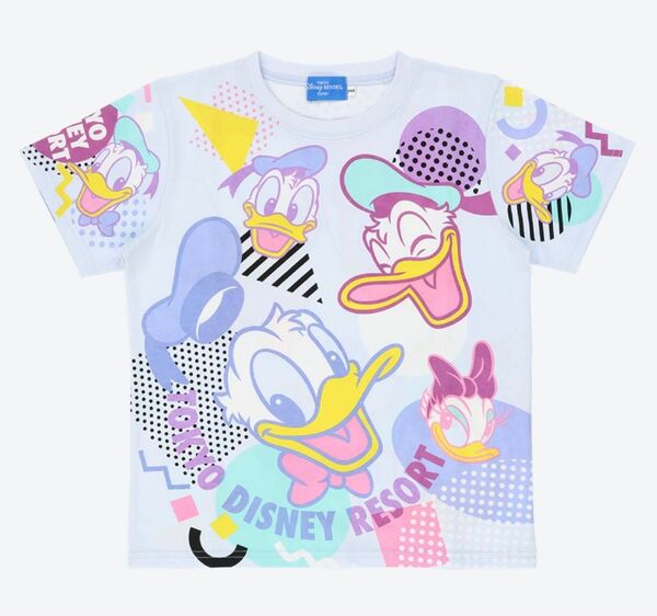 ディズニーリゾート 半袖 ドナルド デイジー Tシャツ 140 クーポン ディズニーランド ディズニーシー