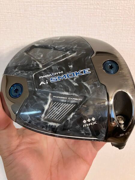 キャロウェイ PARADYM Ai Smoke トリプルダイヤモンドマックス ◆◆◆ MAX パラダイム 9度 ヘッドのみ