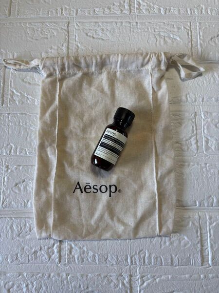 【新品 未使用】Aesop リンスフリー ハンドウォッシュ ジェルハンドソープ 50ml 巾着付き