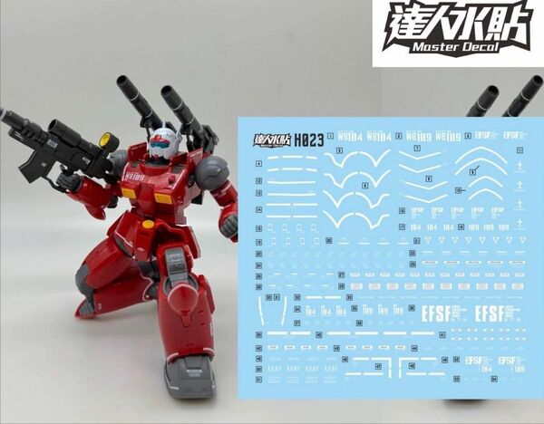 HG 1/144 RX-77-02 ガンキャノン(ククルス・ドアンの島版)用水転写式デカール 他社製 ガンダム ガンプラ
