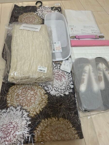 ウタタネ utatane 浴衣 フルセット 着付け小物セット 下駄 兵児帯 9点セット