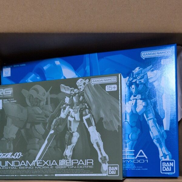 新品未開封品 RG 1/144 ガンダムエクシア用リペアパーツ&アストレアパーツ