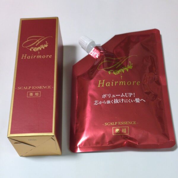 薬用ヘアモアスカルプエッセンス本体と詰替 各120ml
