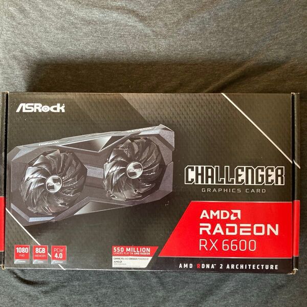 Radeon RX 6600 Challenger D 8GB ASRock