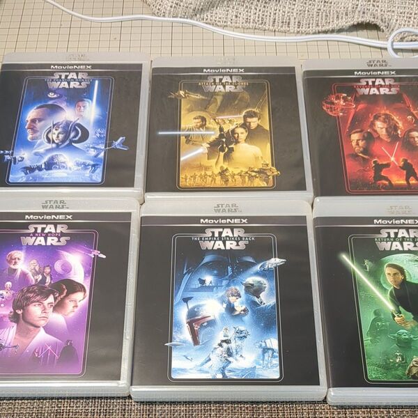 新品 スターウォーズ エピソード1〜6 MovieNEX Blu-ray DVD ディズニー ブルーレイ 特典映像