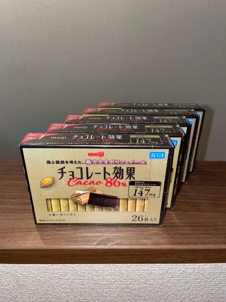 チョコレート効果カカオ86%×5