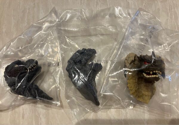 一番くじ ゴジラ 大怪獣列伝G モンスターヘッドマグネット 3種セット