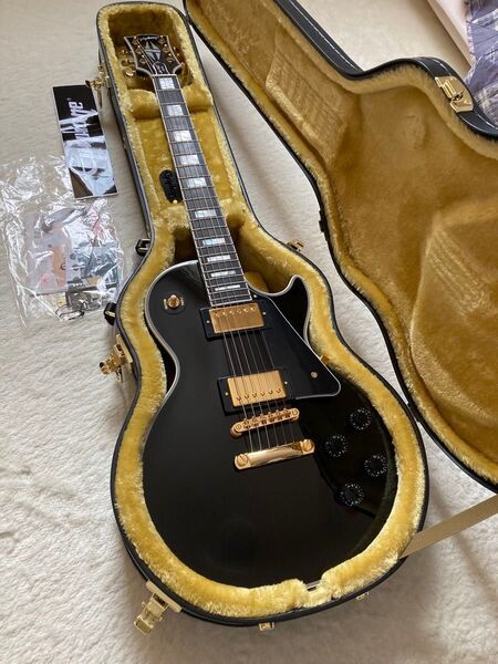 【新品未使用】Epiphone / Inspired by Gibson Custom Les Paul Custom Ebony