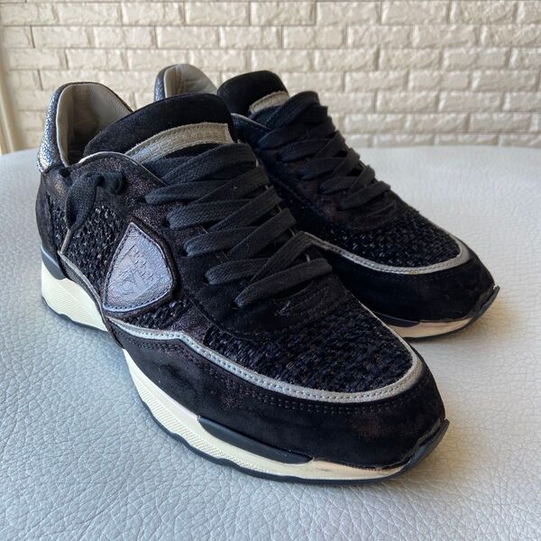 PHILLIP MODEL フィリップモデル レディース スニーカー 厚底スニーカー ラメ