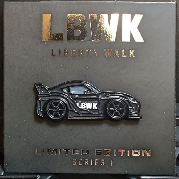 【海外SEMAshow関係者限定】LBWK リバティーウォーク GR スープラ ピンバッジ 非売品 MINIGT