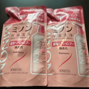 ミノン 薬用シャンプー 詰め替え用 2個