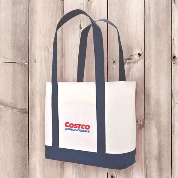 新商品 Costco キャンバストートバッグ 大 クーポン利用 500円