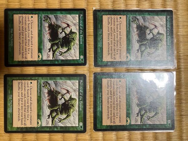 MTG 適者生存 4枚セット 英語版 エクソダス