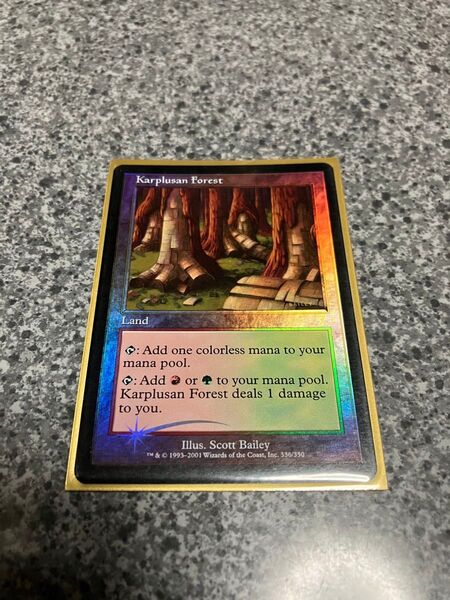 MTG 7th カープルーザンの森 英語版 foil
