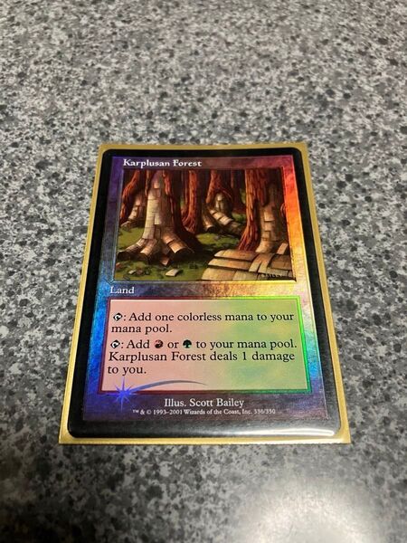 MTG 7th カープルーザンの森 英語版 foil