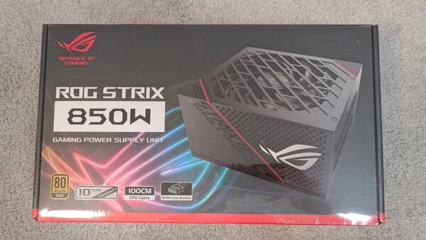 【新品・未使用】ASUS ROG-STRIX-850G (850w GOLD電源)