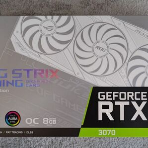 【新品・未使用】ASUS ROG STRIX NVIDIA GeForce RTX 3070 OC WHITE EDITION